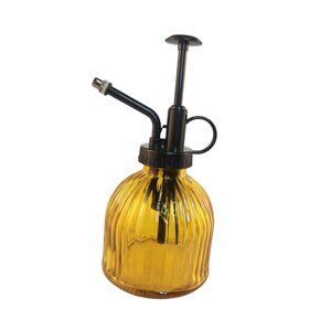 Yellow Gold Glass Mister Spray Bottle With Pump works for Plant , Hair, Crafts 6
